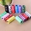 15pcs/roll Degradable Pet Waste Poop Bags Dog Cat Clean Up Refill Garbage Bags Outdoor Home Clean Refill Garbage Bag