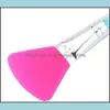Rengöringsborstar Sile Shining Handle Makeup Borstes Soft Facial Mask Brush MTI Funktion Color Cleaning Tools Lady Cosmetics Home 2 2W DH6LN