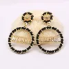 Stud Fashion Stud Earrings Top Quality Woman Luxury Designer Earring Multi Colors Double Letter Jewelry Women 18k Diamond Wedding Gifts