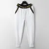 Designer Mens Womens Pants Fashion Simple Solid Color Trousers Sports Casual Golden Coloured Sides Pocket Bottom trousers