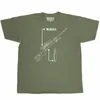 남자 T 셔츠 M40A5 저격 소총 전쟁 전쟁 에디션 군대 녹색 셔츠 M40 마크 맨 사수 BF4