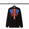 Herren Hoodies Skeleton Knochendruck Kapital Sweatshirts M￤nner Frauen lustige modische Streetwear -Stickerei Kleidung