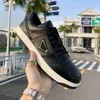 Famosi marchi uomo donna scarpe casual moda tendenza triangolo logo scarpe sportive amanti passeggiate all'aperto jogging allenatore basket alta qualità con dimensioni della scatola 35-46