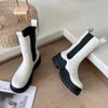 Kvinnors stövlar designer för fluffiga ja skor damer vinter snö fotled äkta ull läder integrerad päls australien