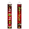 Christmas Decorations 2022 Door Banner For Home Hanging Ornaments Navidad Happy Year 2023