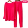 Womenka dla kobiet 45 do 110 kg Spring Summer Pajama Kobiety Modalna bawełniana bawełniana bawełniana bawełna Pijama zestaw bielizny Pajama Femme 3xl7xl 220902