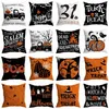 Anderes Event Partyzubehör Halloween-Dekoration Wurfkissenbezug 45 x 45 cm Halloween-Dekor Trick or Treat Kürbis-Fledermaus-Kissenbezug für Sofa Wohnzimmer 220901