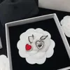 2022 Top Design heart Charm love Designer Earrings brandjewelry8 Earring Designer for Women studs set luxury earing luxurious jewelry cjeweler ruby diamond whole