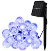 Светодиодные струны 16 4ft 30 светодиодов Crystal Globe Ball Solar Light Outdoor String Lights для внешнего сада Patio Patio Party Fairy Li22564792