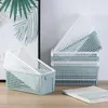 Desktop storage basket Hollow Plastic Fectangle Housekeeping Organization