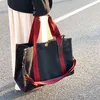 Borse a tracolla Borsa a tracolla da donna 2022 nuova borsa in tela tendenza colore a contrasto borse a mano