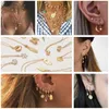Charms Connecrots para joyas que fabrican suministros Collar de pulsera de bricolaje Mosaico Cz Charm Hand of Fátima Khamsah