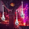 Party Decoration Party Decoration Spinner Egg Lights Set Hanging Special Scary Halloween Decorations Outdoor Garden HomeIndary DHGII