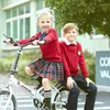 Одежда наборы детская школа детская детская британская стиль первичного класса носить детские свитера юбка для рубашки детского сада D-0621