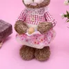 Decorative Objects Figurines OOTDTY 14 Styles Artificial Straw Cute Bunny Standing Rabbit with Carrot Home Garden Decoration Easter Theme Party Supplies 220902