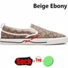 Ebony Ggsgg Tenis 1977 Tasarımcı Ayakkabı Erkekler İçin Tasarımcı Ayakkabı Plaka Formu Siyah Deri Düşük Tuval Denim Sneaker Moda Lüks Çiçek Elma Baskı Düz ​​Gündelik Eğitmenler