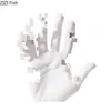 Decorative Figurines Mosaic Hand Palm Artwork Statue Modern Decor Ornaments Dissolve Hand Sculpture Resin Crafts Living Room Decoration Furnishings