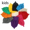 Hoeden Kinderhoed Winter Knited Beanie kleine massief witte rode jongens meisjes baby Keep warme zachte katoenen kinderen Gorras Hombre