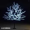 Decorazioni natalizie Luci per alberi in fiore di ciliegio a led per esterni Anno di Natale Lampada decorativa incandescente Paesaggio