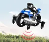 2 w 1 RC Latający motocykl z kamerą HD Dzieci Zabawki Symulatory Zdalne sterowanie Transformowalne samochody Quadcopter Dron Samoloty elektryczne Dual Mode Christmas Boy Prezent