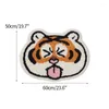 Carpets Cartoon Tiger Entrance Mat Absorbent Bathroom Rugs Non-Slip Fluffy For Living Room Decor Floor Mats Furry Area Rug