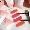Lip Gloss Girl's Velvet Matt Lipstick Rouge wasserdicht langlebig flach Karte Lipgloss Nicht-Stick-Tech-Make-up Tint Stift Kosmetik