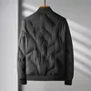 Mens Parkas Light Winter Clothing Duck Płaszcze dla mężczyzn Business Casual Strate Male Black Puffer Kurtka Chaquetas Hombre LQ 220902