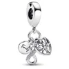 Familie Infinity Triple Dange Charm 925 Silver Pandora UK Crystal CZ Moments For Thanksgiving Day Fit Charms Beads Armbanden Sieraden 792201c01 Andy Jewel