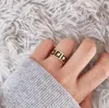 2022 designer di qualità set di canali stravaganti Love Band Ring oro argento rosa acciaio inossidabile lettera anelli moda donna uomo gioielli da sposa regali per feste da donna