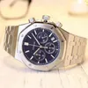 Luxury Mens Mechanical Watch Movement importerad från Japan Multifunktionellt rostfritt stål Fina Swiss Es Brand Wristwatch