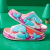 Slipper crianças fofas chinelos de verão EVA não deslizam chinelos de desenhos animados para crianças 220902