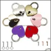 Deursloten 7 kleuren hartvorm hangsloten vintage hardware sloten mini archaize sleutels slot met sleutelreis handtas koffer homeIndustry dhwau