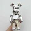 Dekorativa föremål Figuriner Figurer för interiör 28Cm Bearbrick 400 Berbrick-spel Heminredning Skrivbordstillbehör Lyxig Vardagsrumsdekoration Nytt T220902