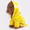 Hondenkleding reflecterende regenjas jas regenjas voor kleine honden pu capuchon pet waterdicht