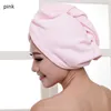 Handduk 23 60 cm 1 bit snabb torkning mikrofiber tyg hår lock dusch damer turban bad absorbent