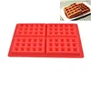 Baking Moulds 2022 Non-stick Silicone Waffle Mold Kitchen Bakeware Cake Mould Makers For Oven High-temperature Set