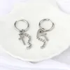 Hoop Earrings 1 Pair Christ Cross Pendientes Dangle For Women Men Punk Tassel Huggie Hoops Ear Ring Kpop Accessories Jewelry