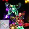 Corde 10/20 LED Farfalla Luce String Fata Batteria 1.5/3 m Per La Decorazione Della Stanza Dei Bambini Della Festa Nuziale Casa Tenda decorazione