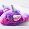 Pantofola Ragazze Inverno Arcobaleno Unicorno Pantofole Bambini Cartoon Kigurumi Pigiama Scarpe Scarpe per bambini per ragazze Pantofole Unicorno per ragazze 220902