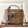 Vanity Bags Tasarımcı Mini Kozmetik Çantası Deri Lüks Moda Omuz Crossbody Cross Cops Commen Zincir Strap Çantası Yüksek Kaliteli Vintage