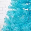 Christmas Decorations Assemble The Tree Artificial Spruce Hinged Snow Metal Bracket Festive Decoration Festival Supplies Pink White Solid