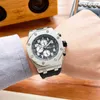 럭셔리 남성 기계식 시계 Roya1 0AK 오프 쇼어 시리즈 하이 엔드 완전 수입 운동 스위스 스 브랜드 손목 시계