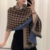 Écharpe d'hiver en cachemire pour femmes, châle imprimé, chaud et épais, couverture Pashmina, foulard Bufanda, Bandana