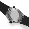 Luxury Mens Mechanical Watch JF Offshore AP15703 hela automatisk silikonband Swiss Es Brand Wristwatch