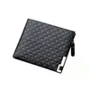 Multi-function Zipper Mens Designer Wallets Male Male Short Style Fashion Coin Zero Card Poures No205