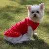 Vêtements pour chiens vêtements d'animaux de compagnie des chiens de couleur solide mini jupe sept couleurs