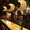 Подвесные лампы окно ян настольная лампа творческая личность люстра японского магазина одежды клуб освещение искусство бамбук бамбук Rattan Restaurant
