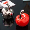 Figurines décoratives Moderne Céramique Pomme Sculpture De Luxe Décoration De Fruits Salon Livre Comptoir Apple Artisanat Décoration Décoration De La Maison Cadeaux