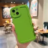 Mode -Süßigkeiten -Farbwellenrahmen Schockdelie -Hüllen für iPhone 13 12 11 Pro Max X XR XS MAX 7 8 6 Plus SE 2020 Soft TPU Cover