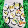 MOQ 20st PVC Cartoon Kawaii Egg Chicken Shoe Charm Accessories Decoration Buckcle For Clog Armband Wristband Party Gift